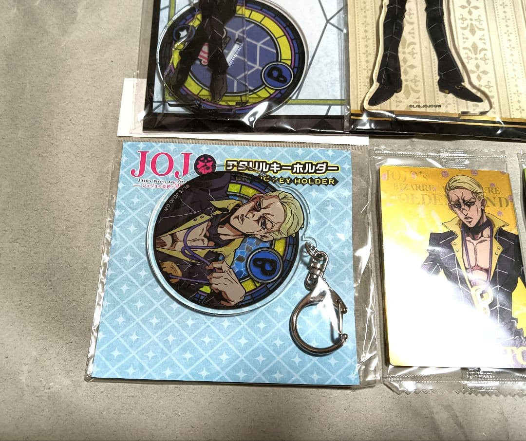 ジョジョの奇妙な冒険　プロシュート　アクリルスタンド　キーホルダー　カード
