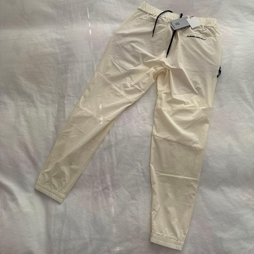 ラッセルノ　ジョガーパンツ　白　オフホワイト　アイボリー　4 M 春夏　ドライ