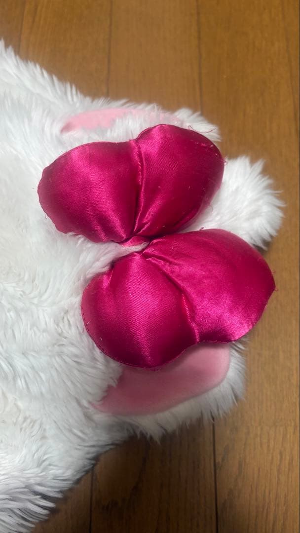 マリーちゃんマフラーキャップ・カチューシャ・パッチン・白のファールーズセット