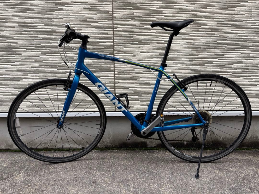 Giant ESCAPERXクロスバイク アルミフレーム 青 ドリンクホルダー付