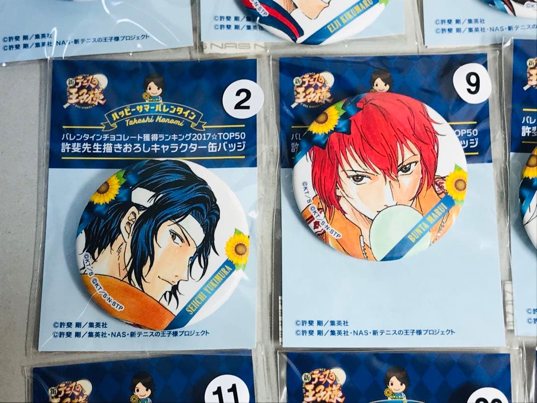 【未開封13点セット】新テニスの王子様　缶バッジ　ハッピーサマーバレンタイン