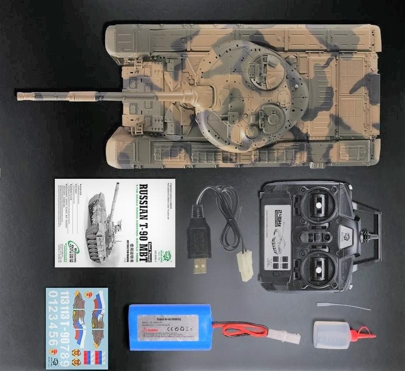 1/16サイズ戦車ラジコン　ロシアT90　ヘンロン3938-1基板7.0