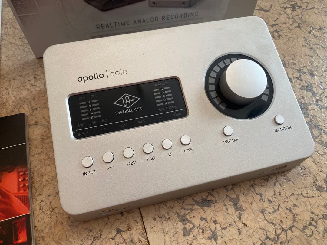 Neve 1073付き UAD apollo solo USB