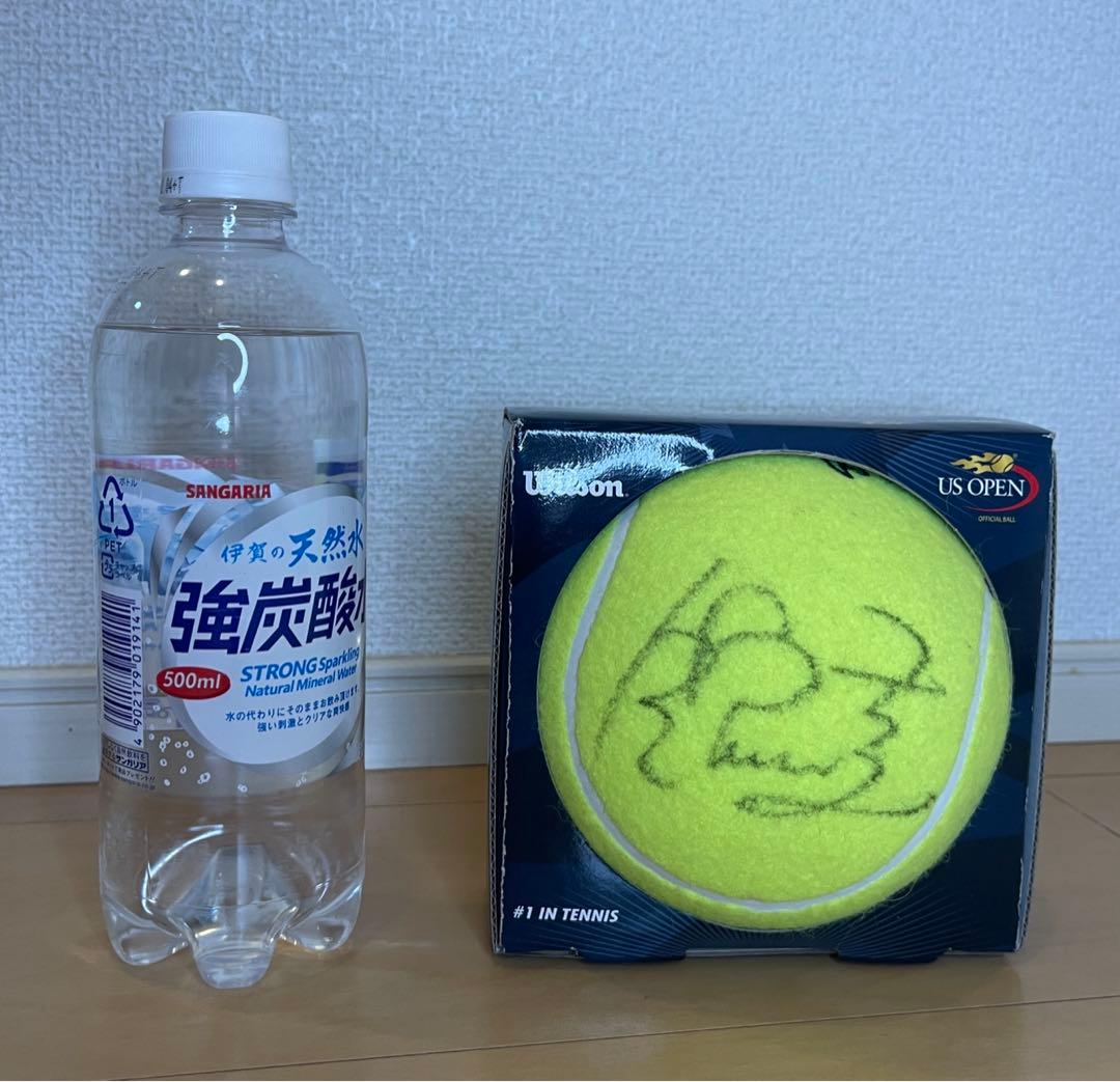 錦織圭　直筆サイン　ボール　&  IMG academy Tシャツ