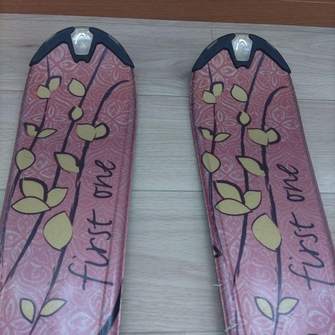 HEADのスキー板149cm ビンディングセット ストックおまけ