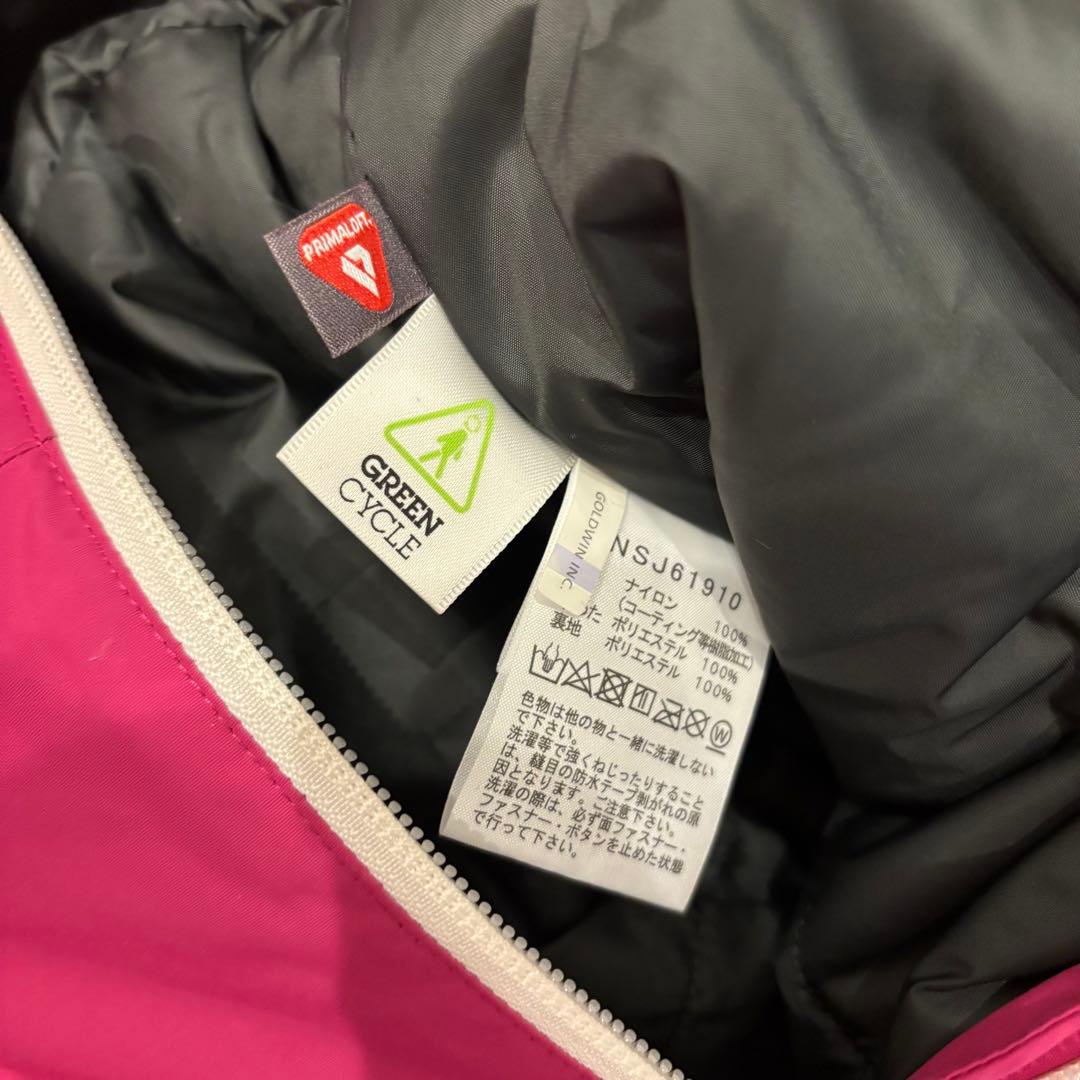 ノースフェイス　子供用スキーウェア　スーツ　100