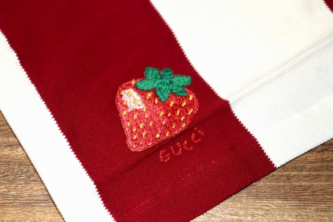 新品 GUCCI ペットコレクション ビッグストライプシャツ (XXSサイズ)Ⓗ