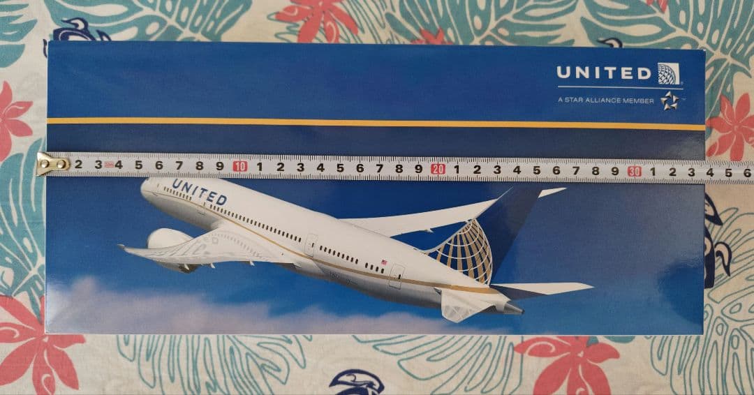 United航空 飛行機模型 Boeing 787-9 scale 1/200