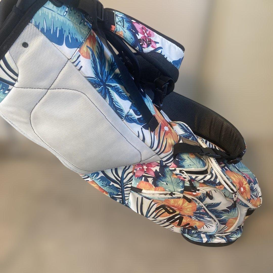 PING キャディバッグ　花柄