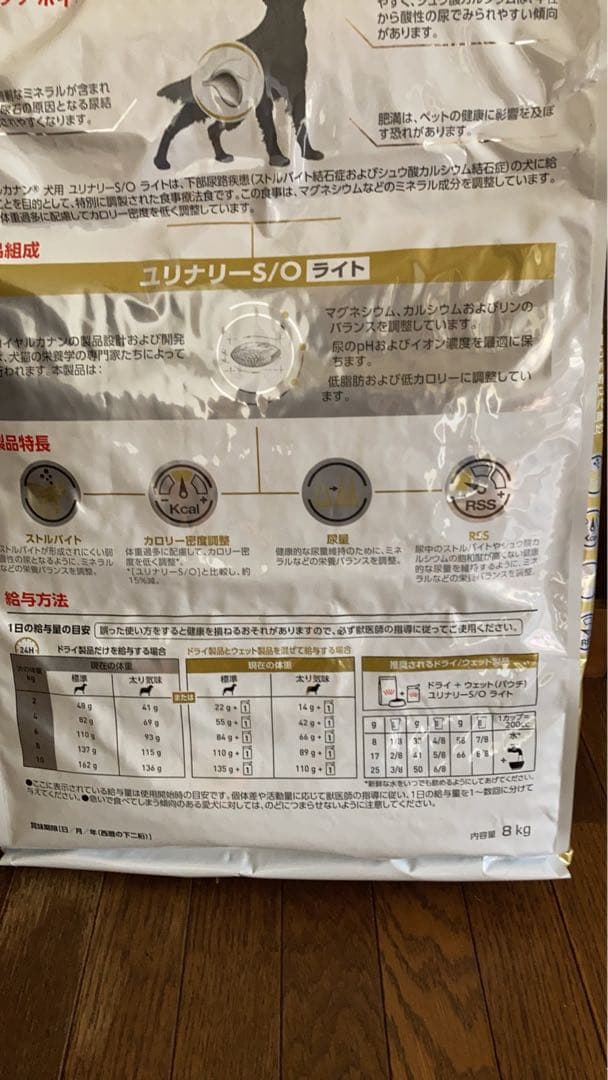 専用ロイヤルカナン　ユリナリー　犬用　8kg
