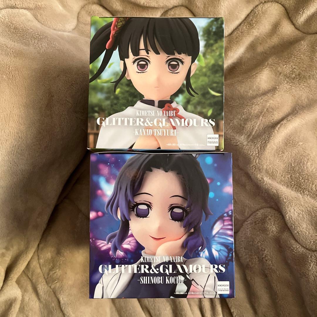 鬼滅の刃　胡蝶しのぶ　栗花落カナヲ　フィギュア　まとめ売り　ルミナスタ