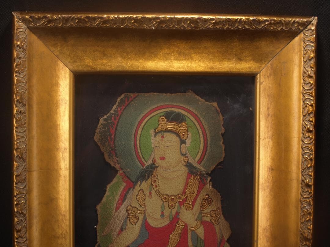 中国の壁画　戦時のもの　人物図　貴重品 古美術 AK1885A7-2