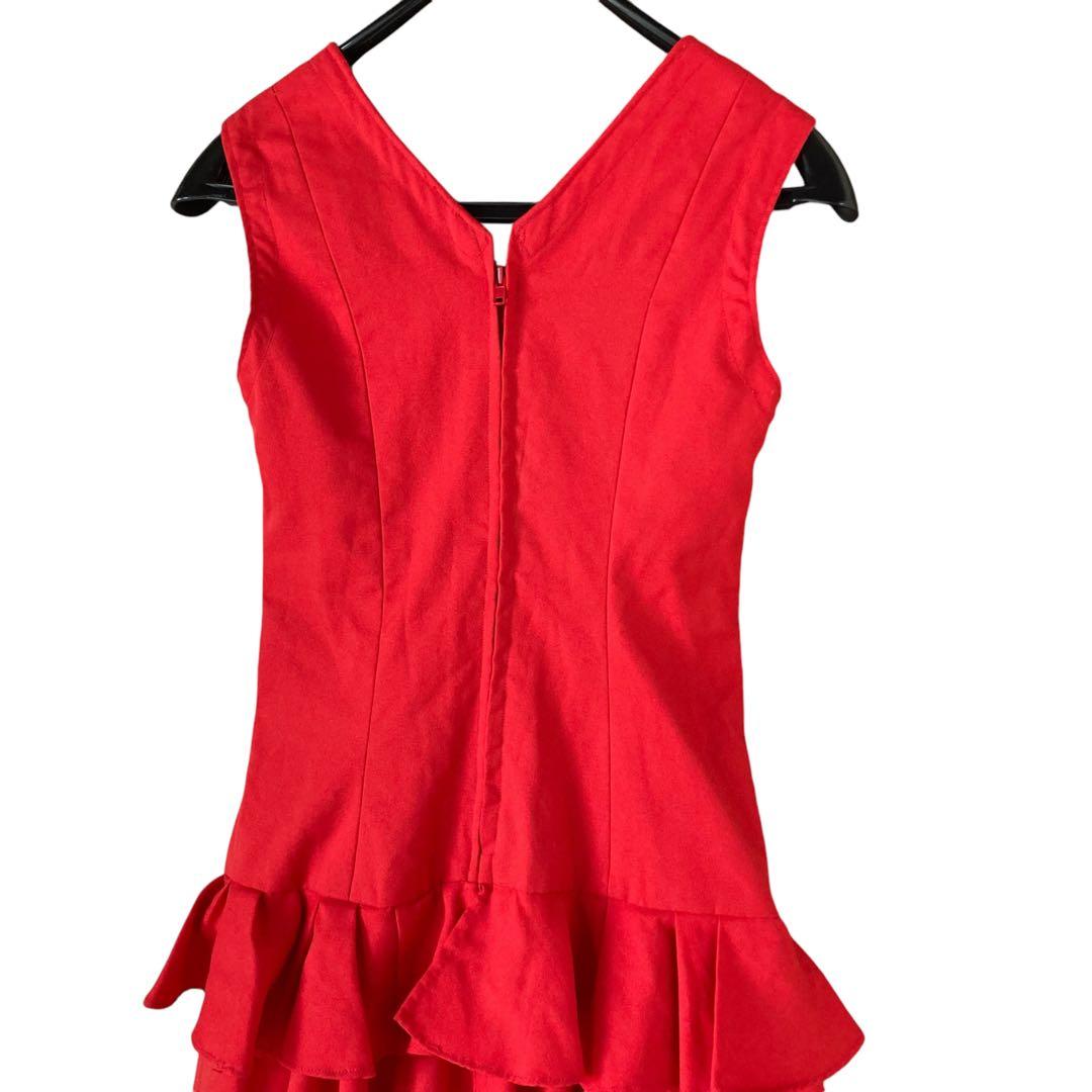 フラメンコ衣装 ロングワンピース ティアード ロングドレス オーダーメイド