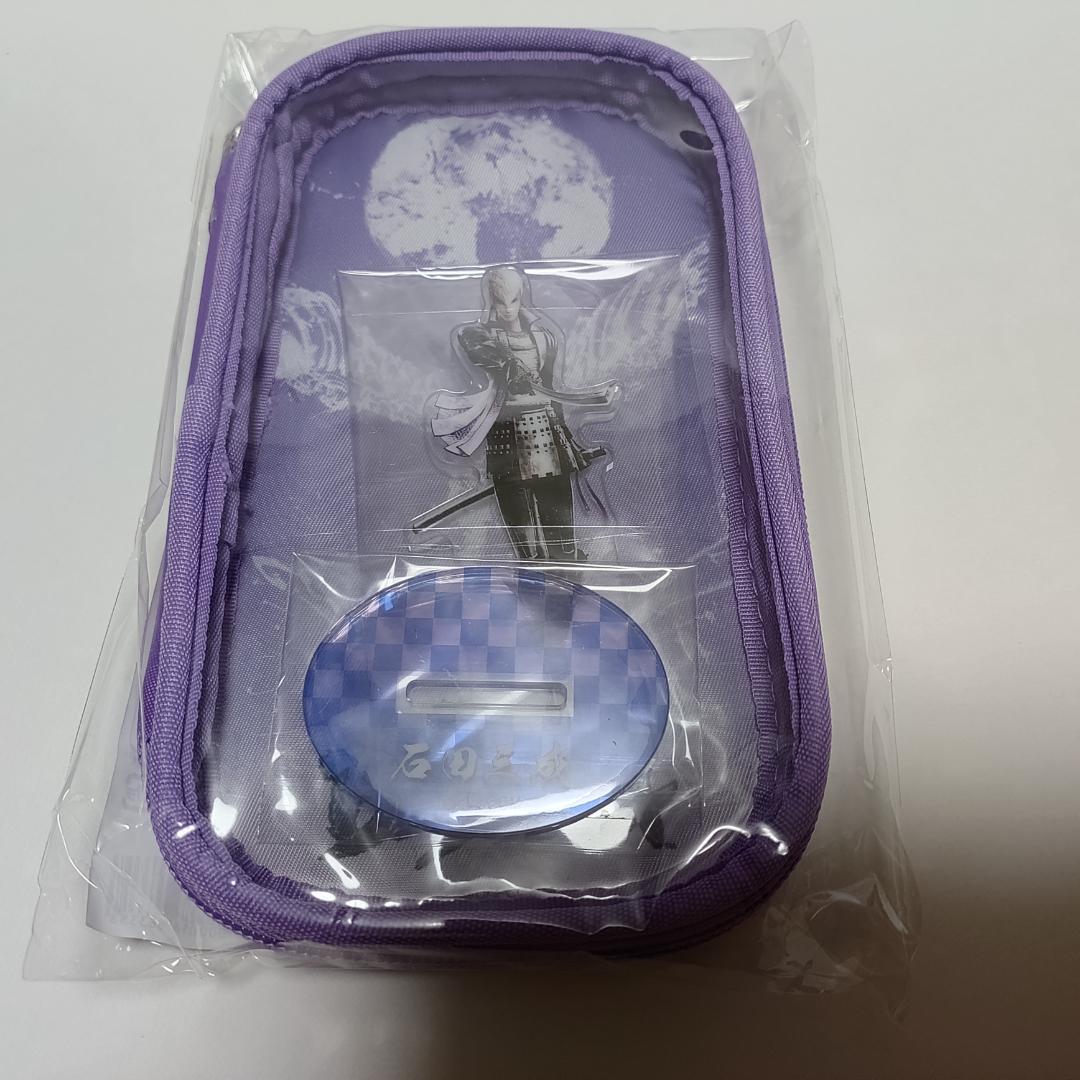 戦国BASARA　カプくじ　B賞　ポーチ付きアクリルスタンド　石田三成