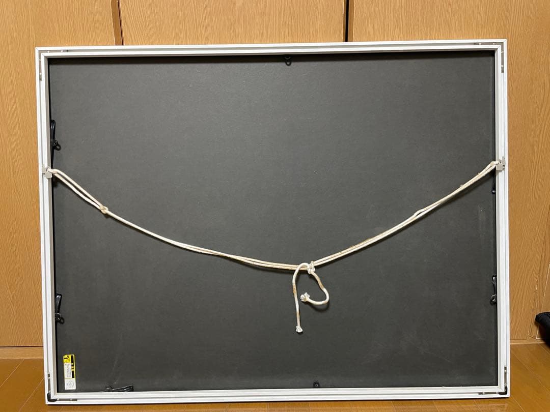 画　アイルトン・セナとアラン・プロスト　作コリン・カーター　F1レース