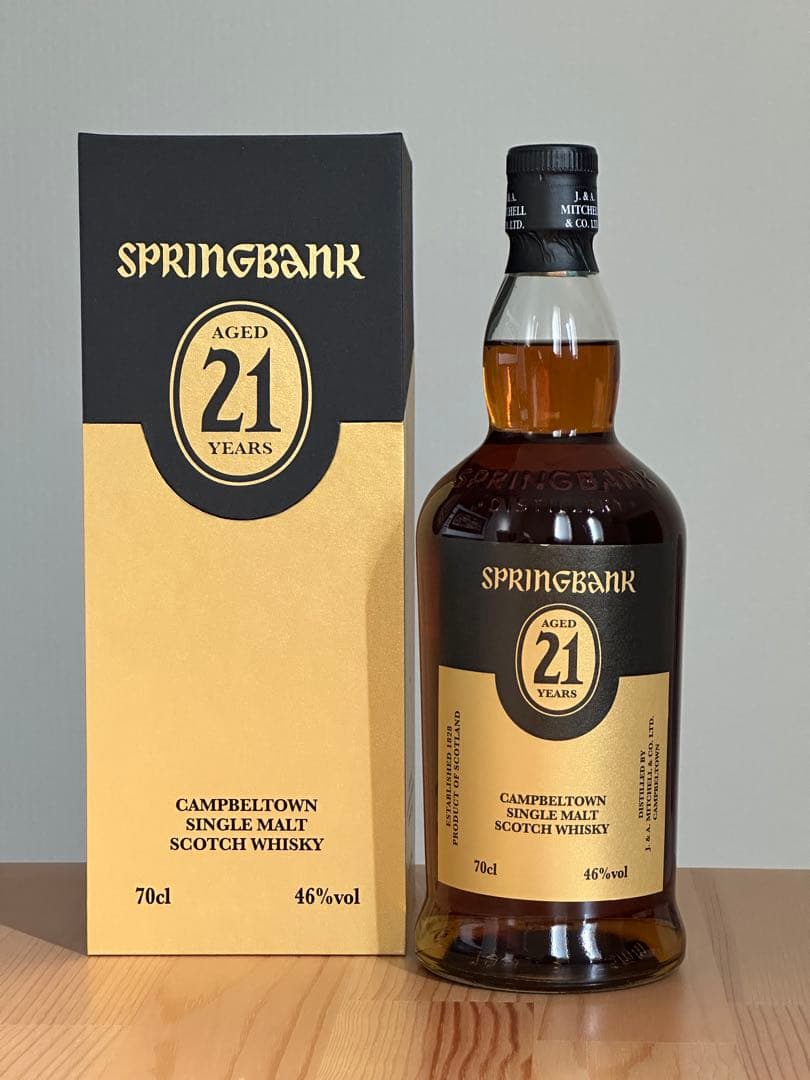 スプリングバンク 21年 Single Malt Whisky