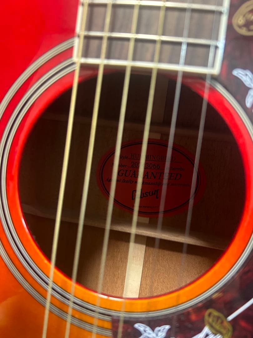 アコースティックギター　ハミングバード　エレアコ　アコギ　エピフォン　ギブソン