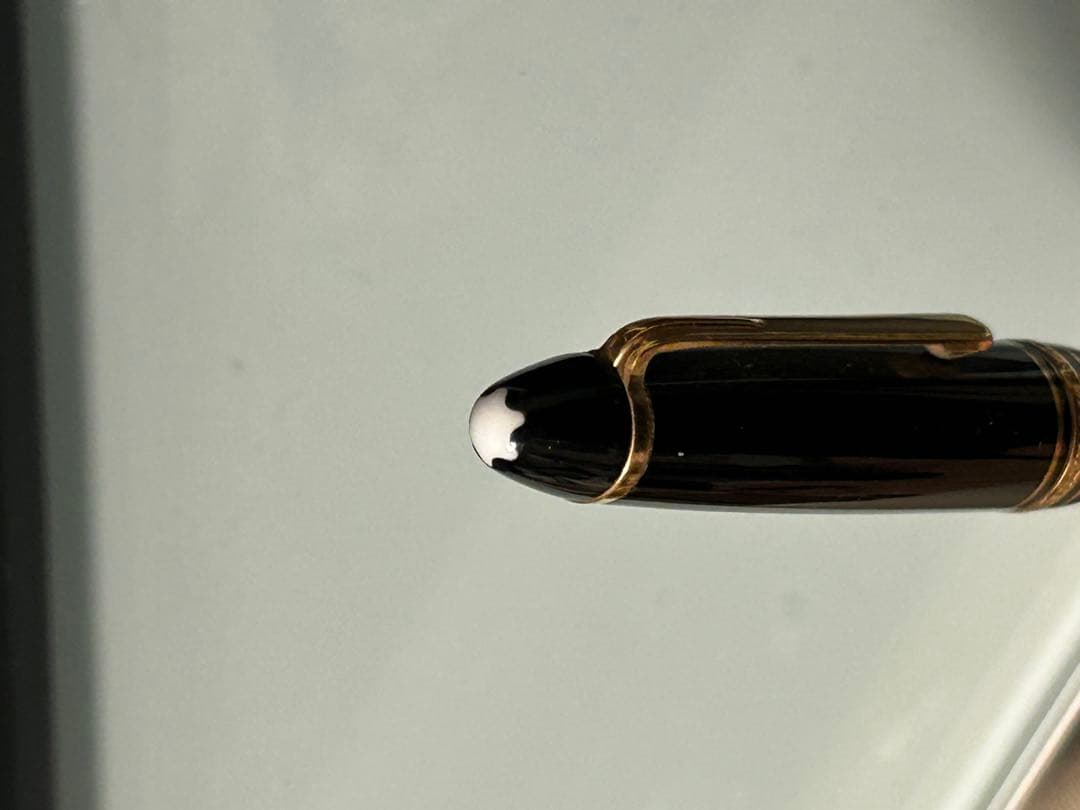 モンブラン 万年筆 黒 金ペン先