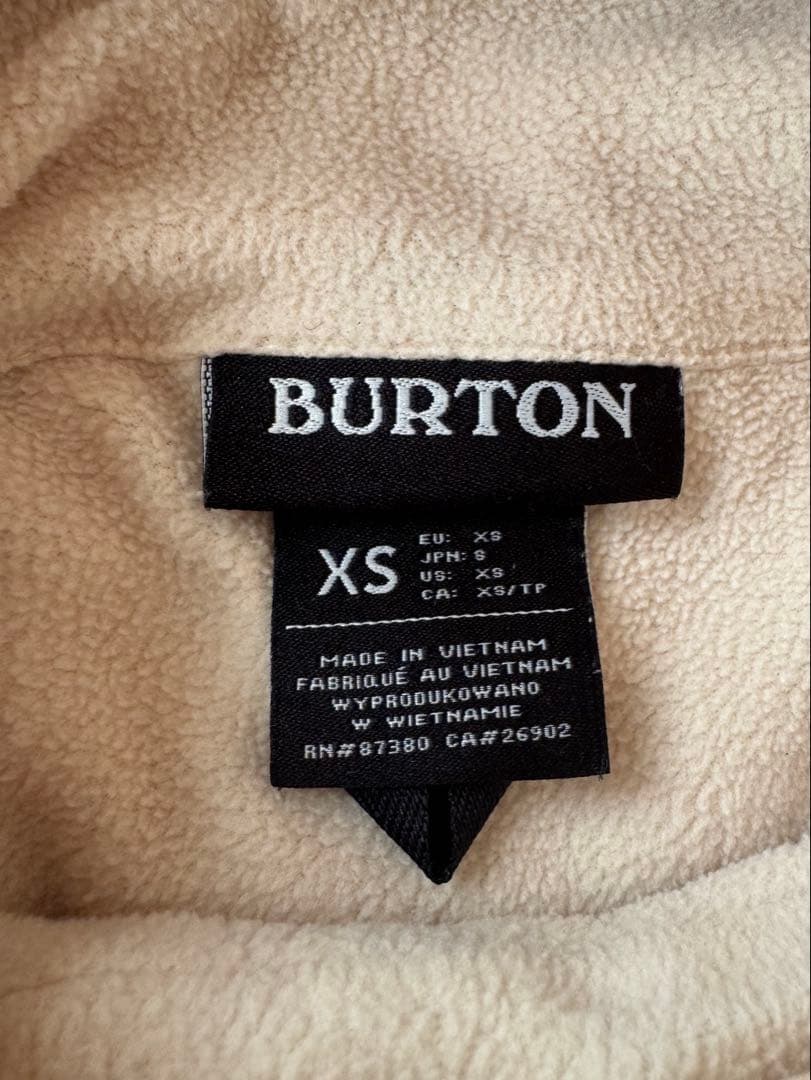 BURTON フリースパーカー