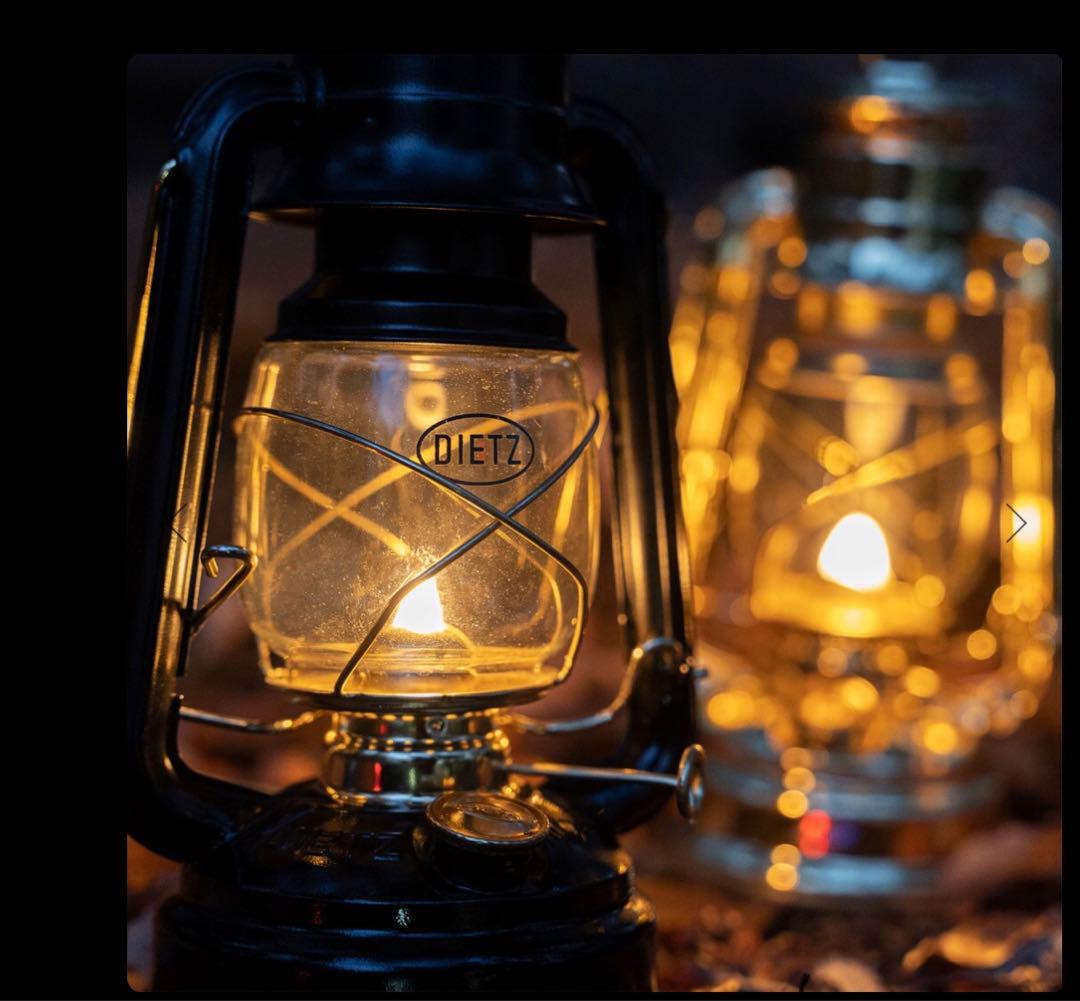 新品デイツDIETZハリケーンランタン#78黒金