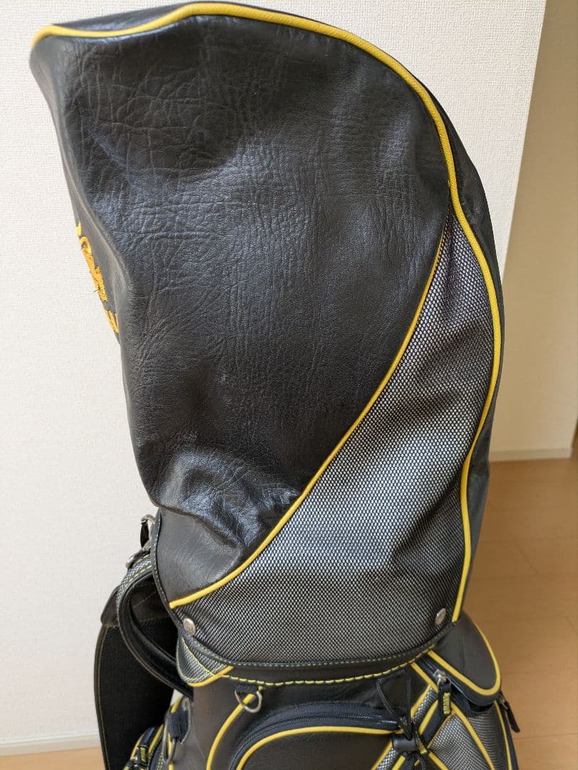 SINGHA キャディバッグ 黒/黄色