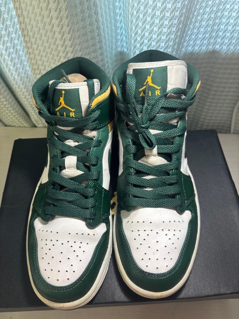 シューズ(男性用) Air Jordan 1 Mid \"Seattle Supersonics\"
