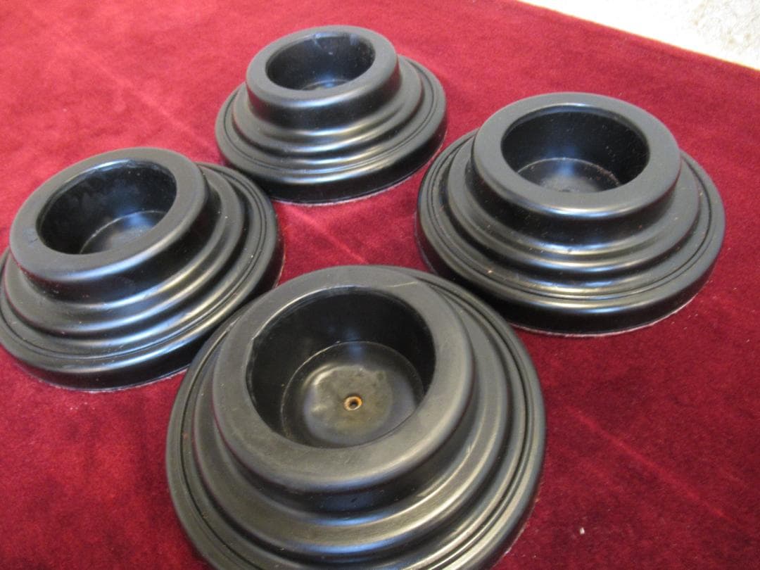 ピアノシュレーター中古　4個セット 黒