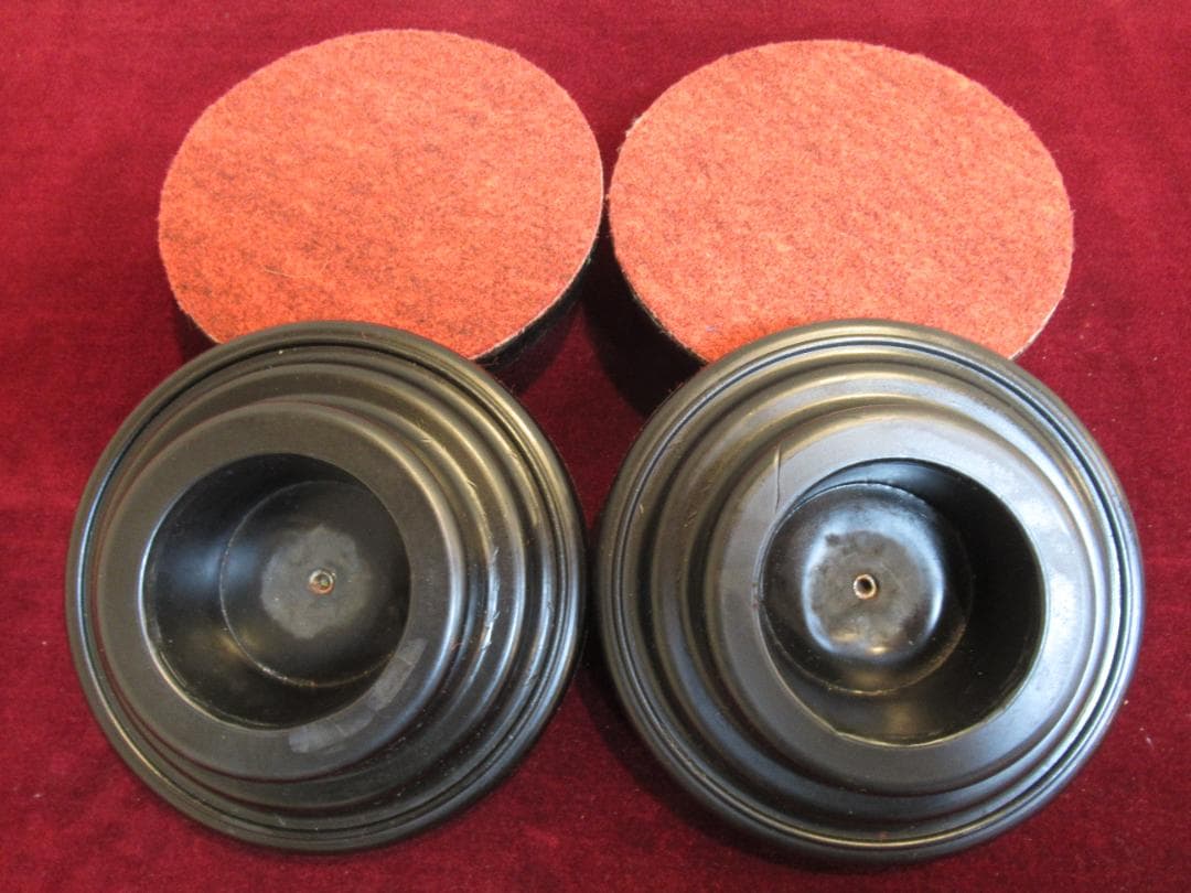 ピアノシュレーター中古　4個セット 黒