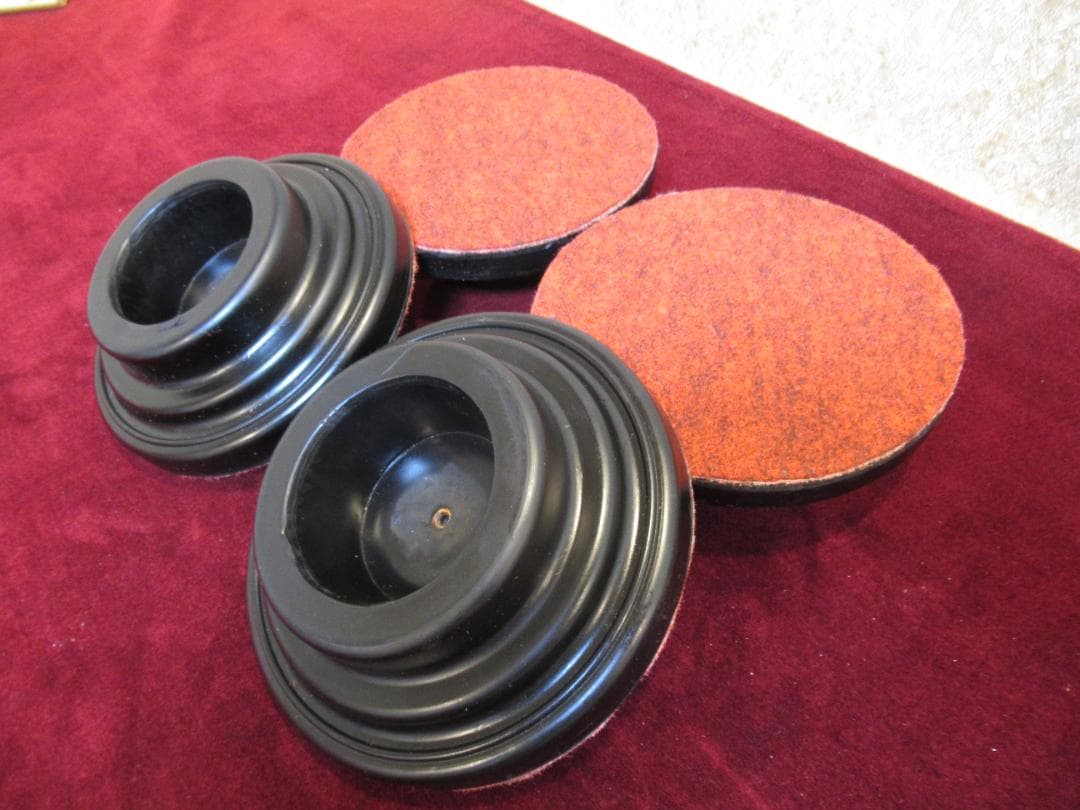 ピアノシュレーター中古　4個セット 黒