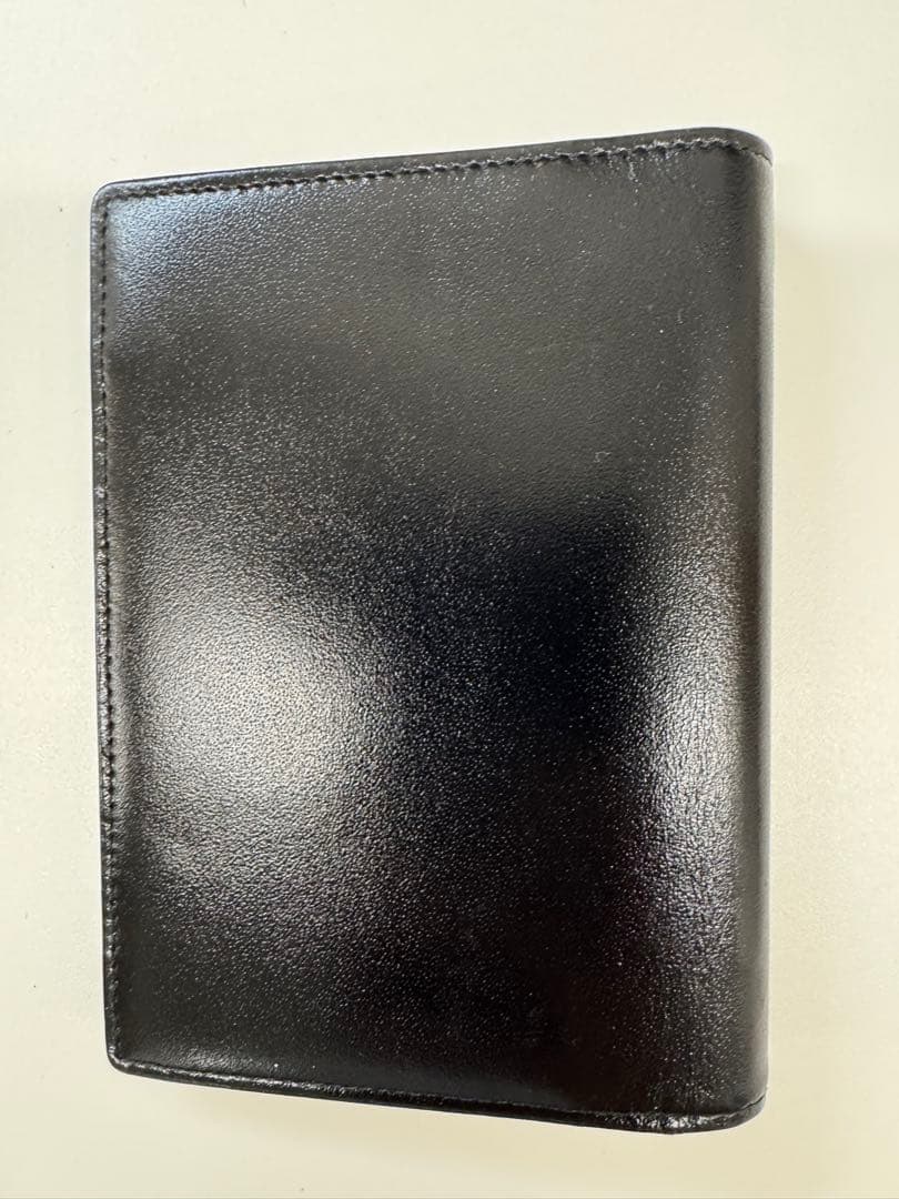 Montblanc 名刺 クレジットカード メモ ノートカバー ケース 革 中古