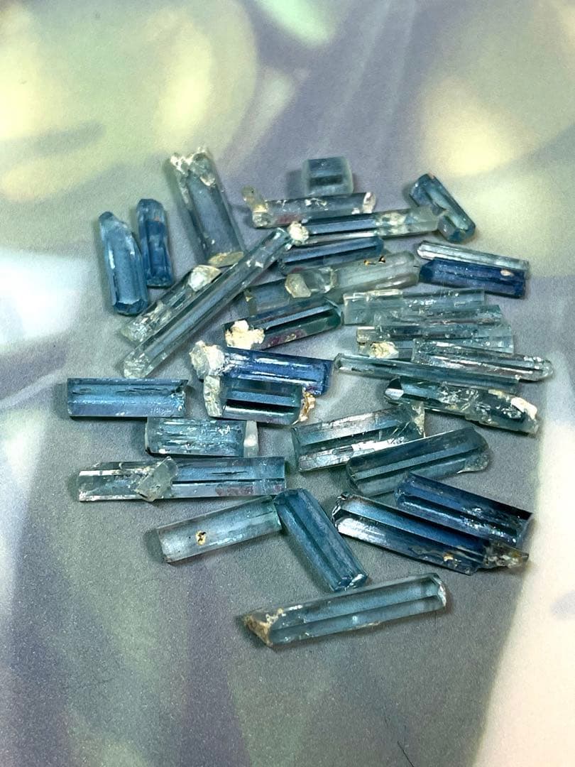 超クリア アクアマリン 原石 重さ：52.90ct 32点セットベトナム産