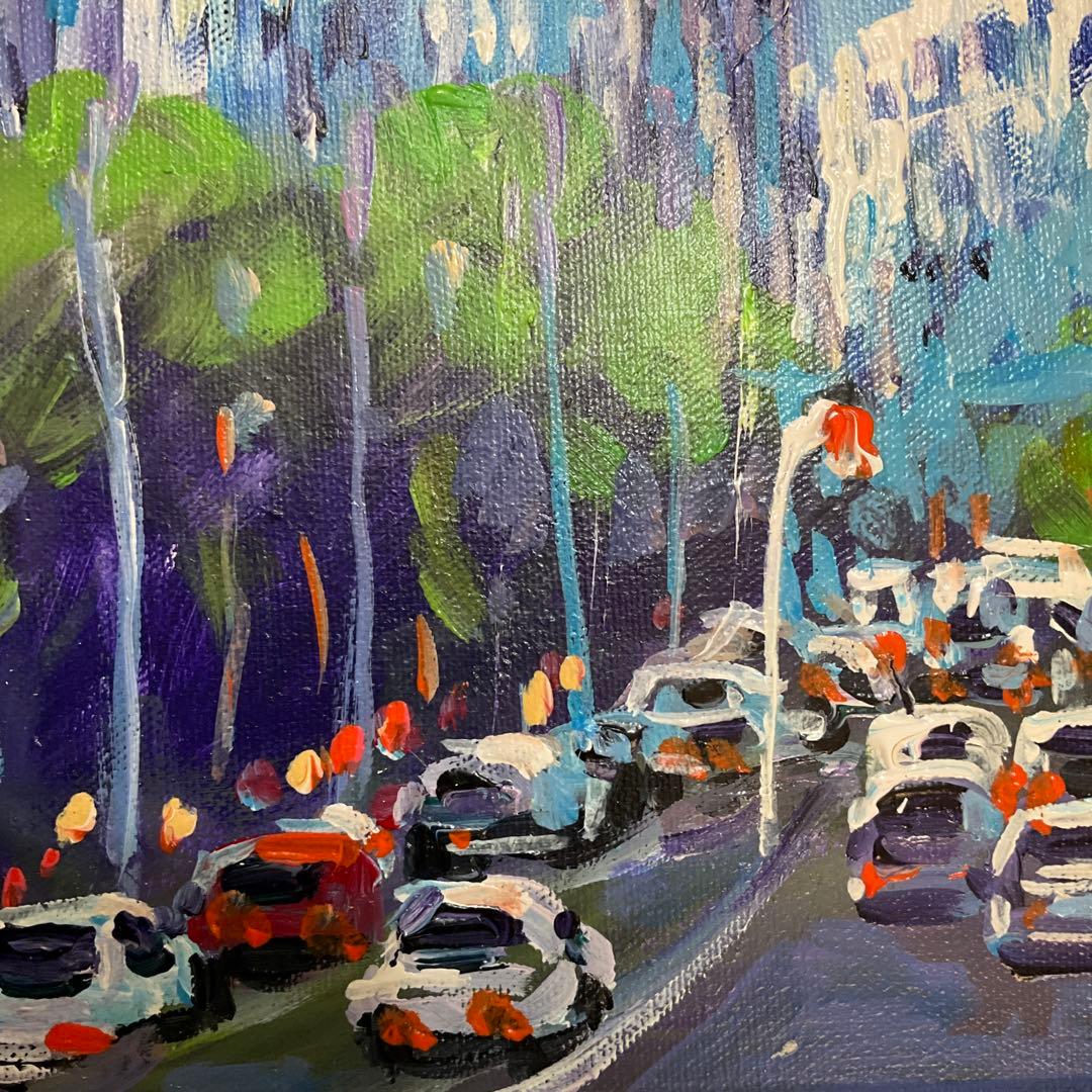 絵画・額縁・油絵・山田 一夫・新品未使用・スペイン・美術品・インテリア・雑貨