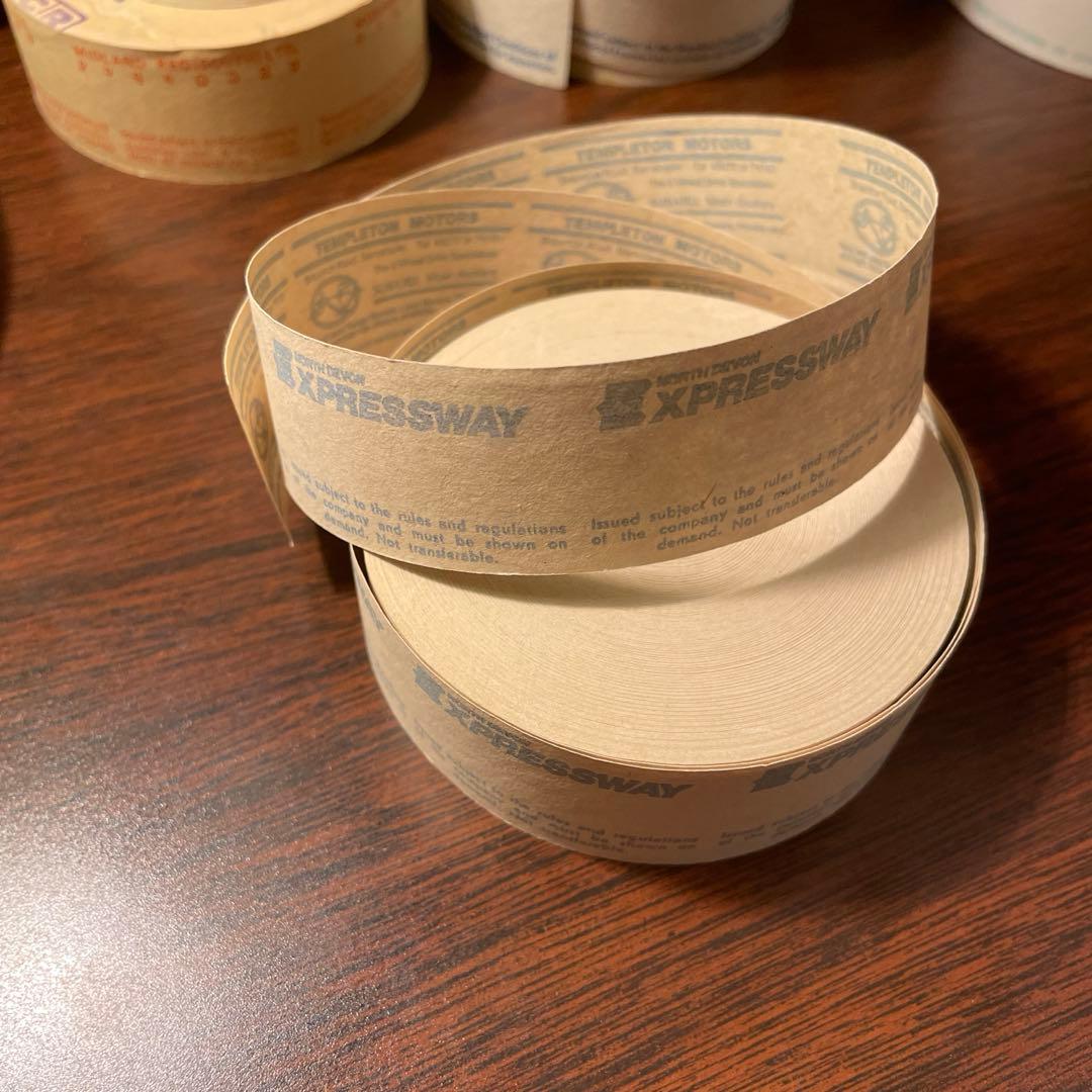 専用ページ　海外　レアロールチケットヴィンテージ　チケット