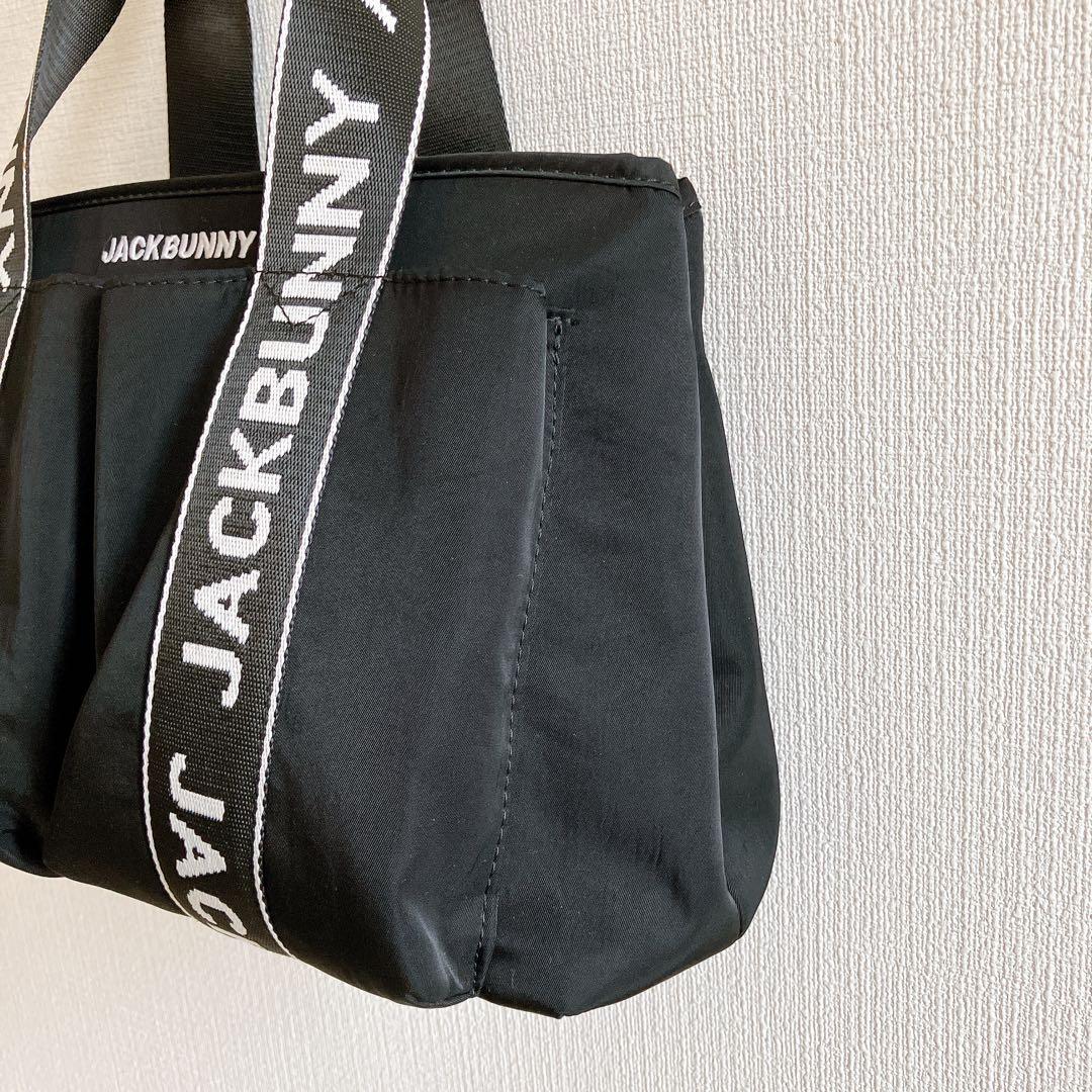 ジャックバニー　カートバッグ　ラウンドバッグ　トートバッグ　ゴルフ　黒　ロゴ