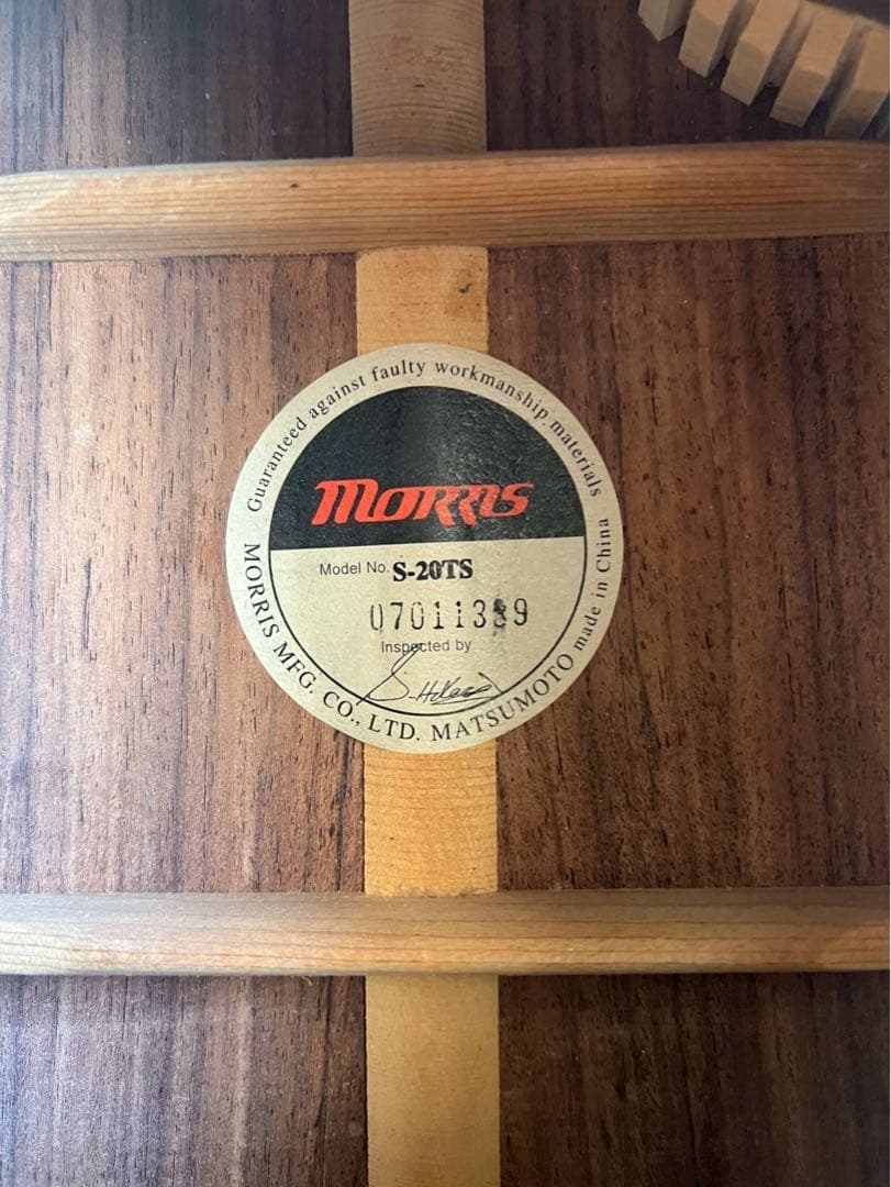 Morris S-20TS　女性でも最高に弾きやすいです 　アコギ　エレアコ