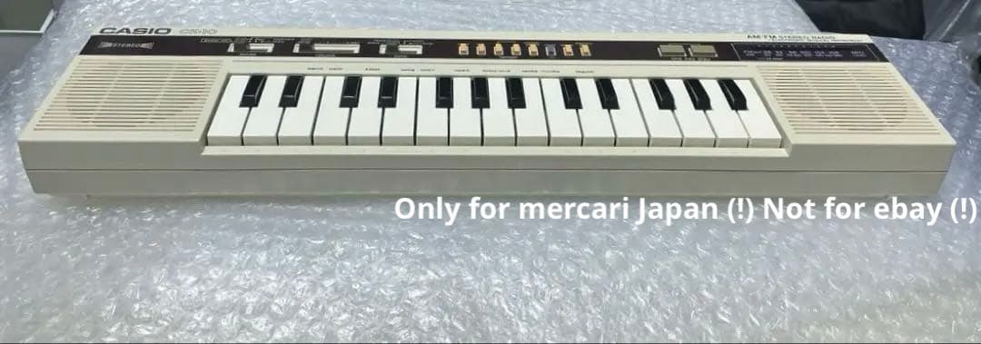Casio CK-10☆美品中古☆状態良好☆AM/FMラジオ付き☆激レア希少☆