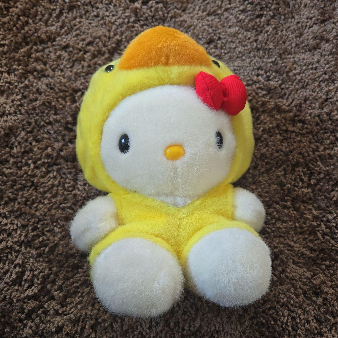 ハローキティ☆ぬいぐるみ☆着ぐるみぬいぐるみ☆くま☆うさぎ☆ひよ子☆犬☆4体