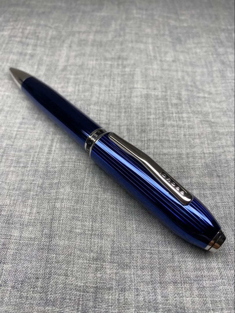 CROSS　クロス ボールペン ピアレス125 トランスルーセントクォーツブルー