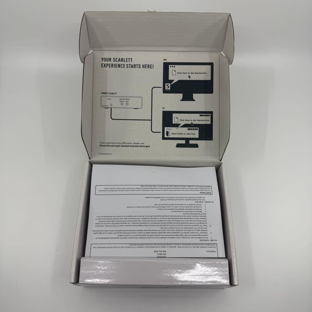 Focusrite Scarlett Solo インターフェース (3世代)