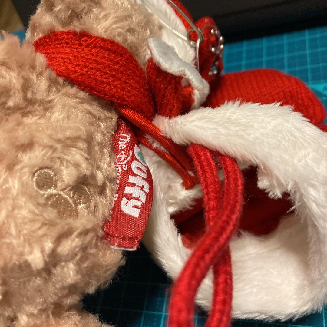 TDSディズニーリゾート25周年クリスマスダッフィー ぬいぐるみバッジ