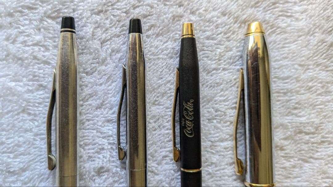 スターリング　シルバーも　クロス　ボールペン