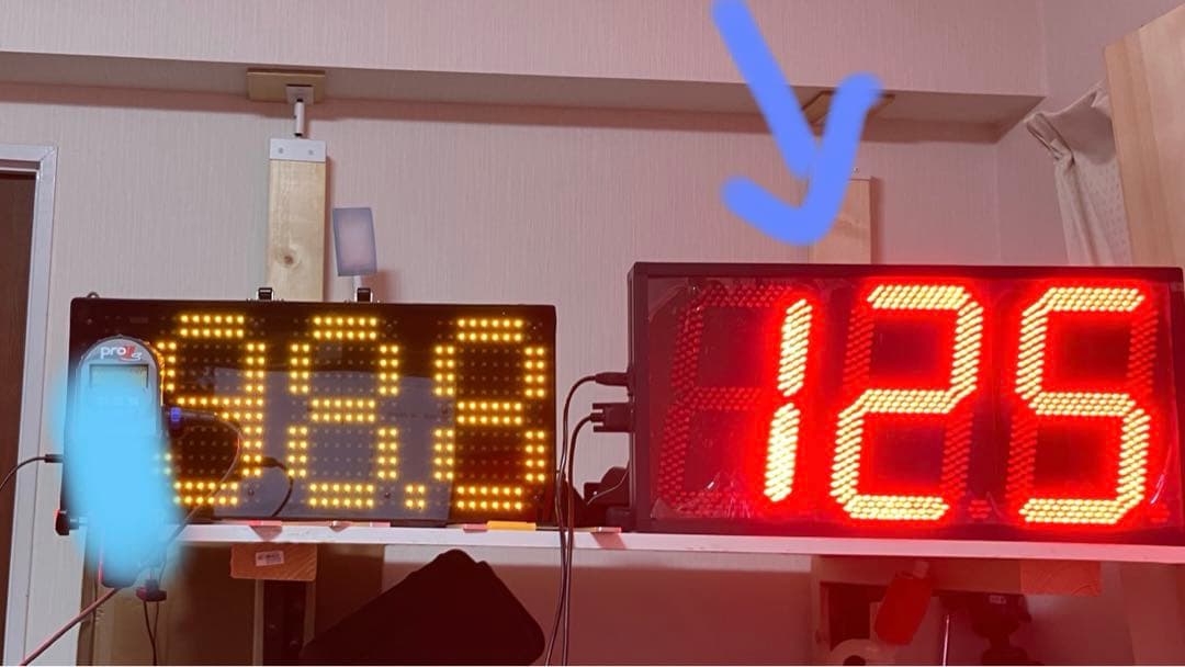 LED Index ディスプレイ　3桁　屋外、屋内対応　namazuball製