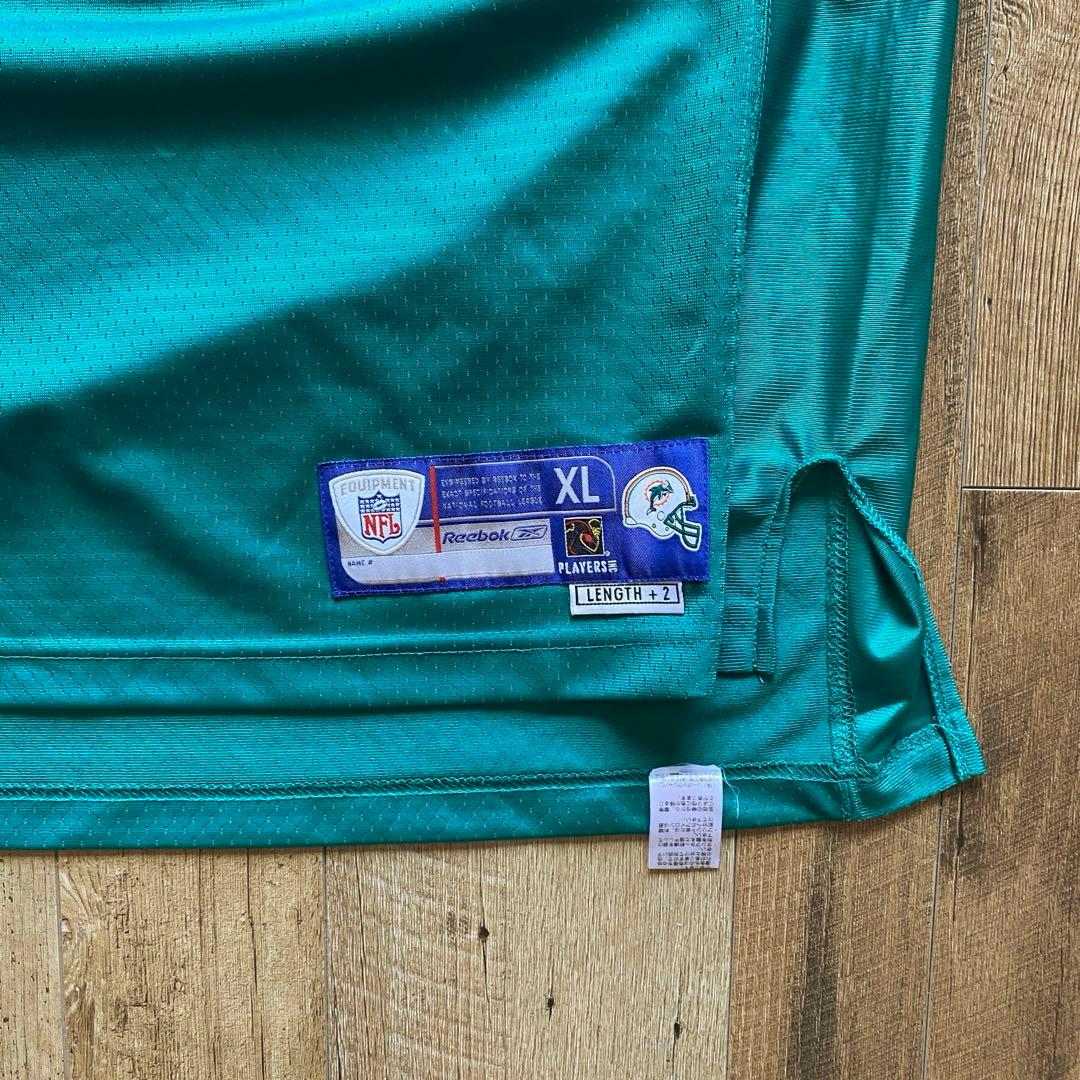 NFL 公式 マイアミドルフィンズ フットボールシャツ ユニフォーム 34番