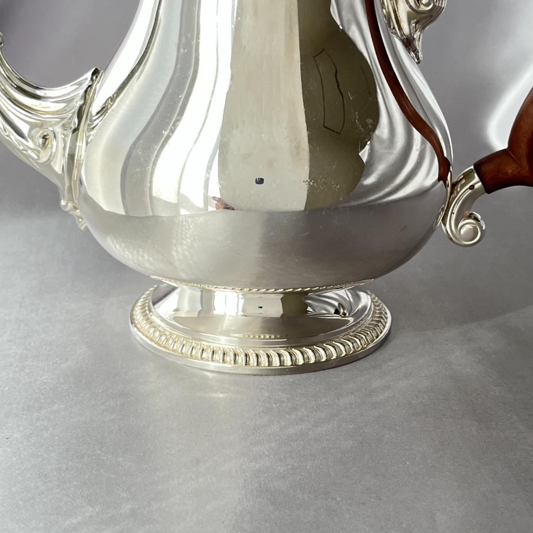 【Barker Ellis】 ビクトリアンのティーポット【シルバープレート】