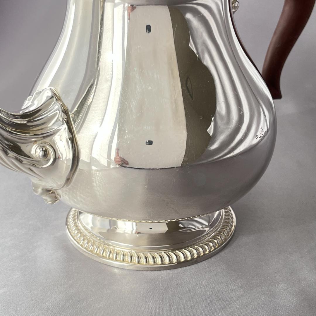 【Barker Ellis】 ビクトリアンのティーポット【シルバープレート】