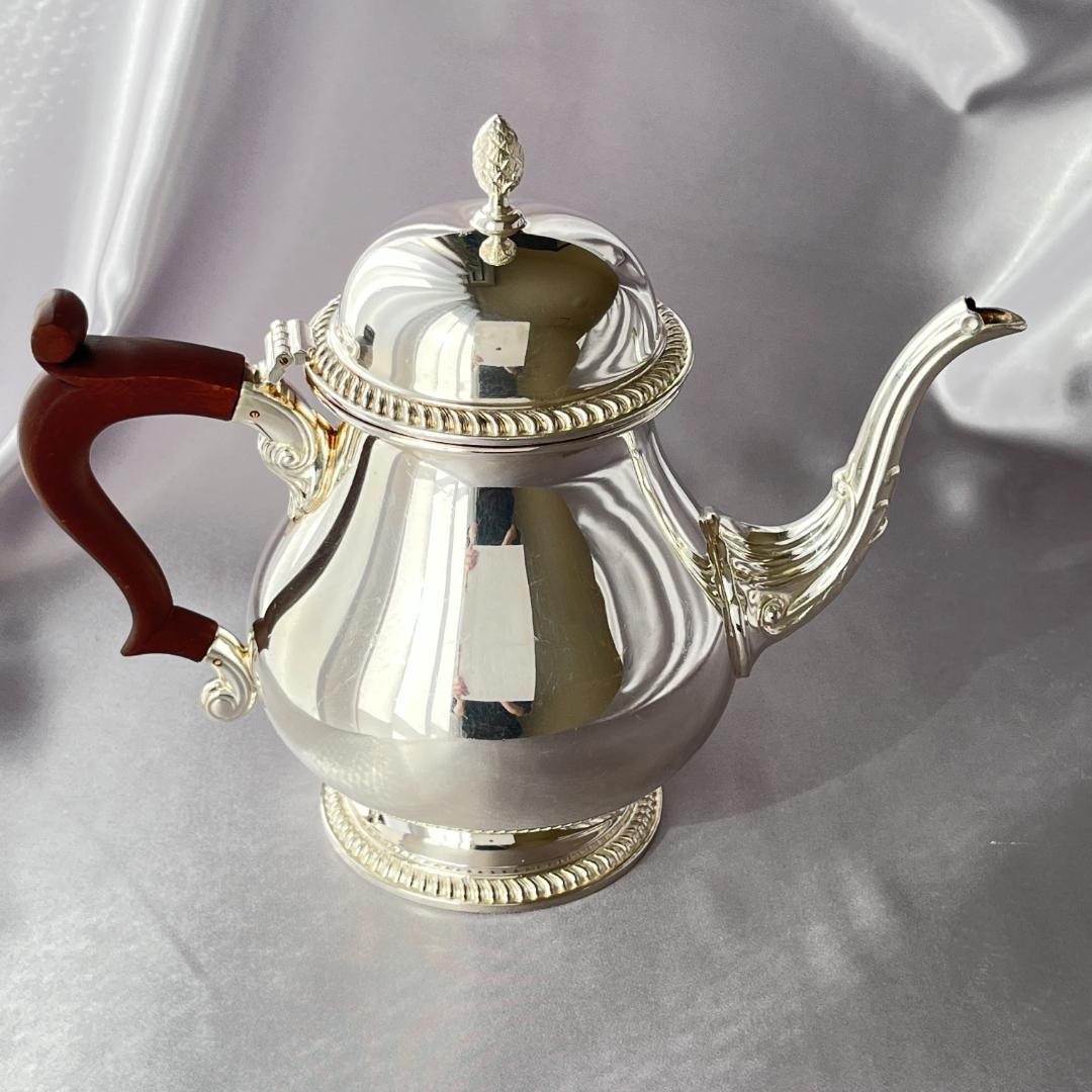 【Barker Ellis】 ビクトリアンのティーポット【シルバープレート】
