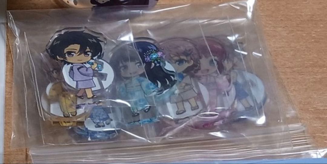 凪のあすから　宿泊特典　浴衣　アクリルスタンド　コンプリートセット