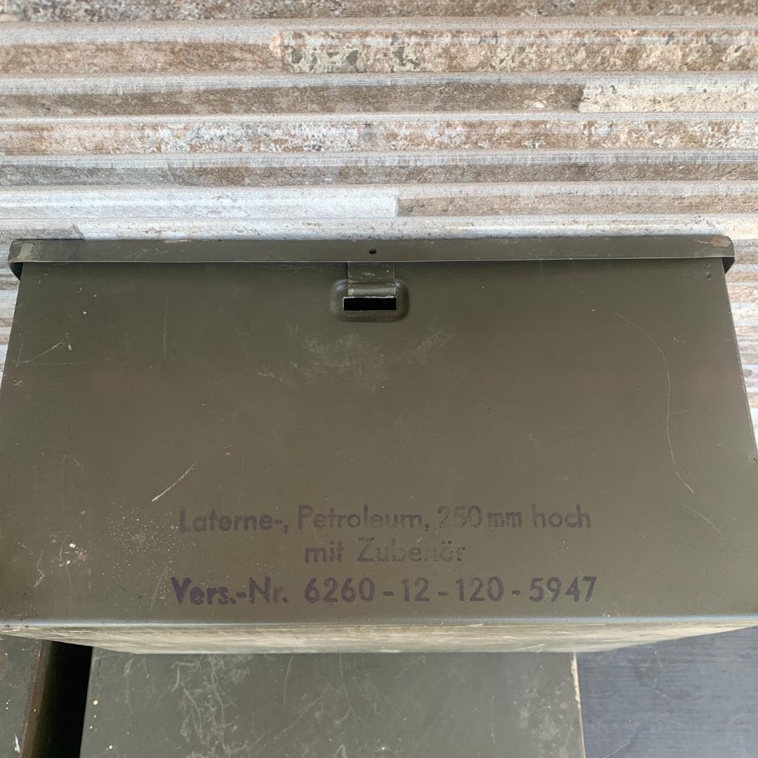 FEUERHAND 純正 アーミーBOX ケース グラス 2個 ランタン無 ⑪