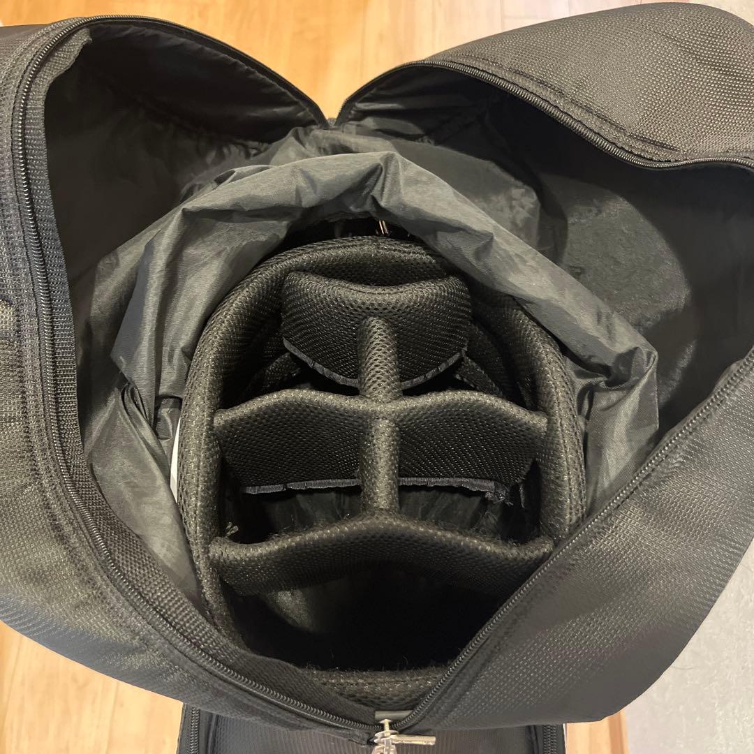 Callaway キャディバッグ 黒/白 フード付き