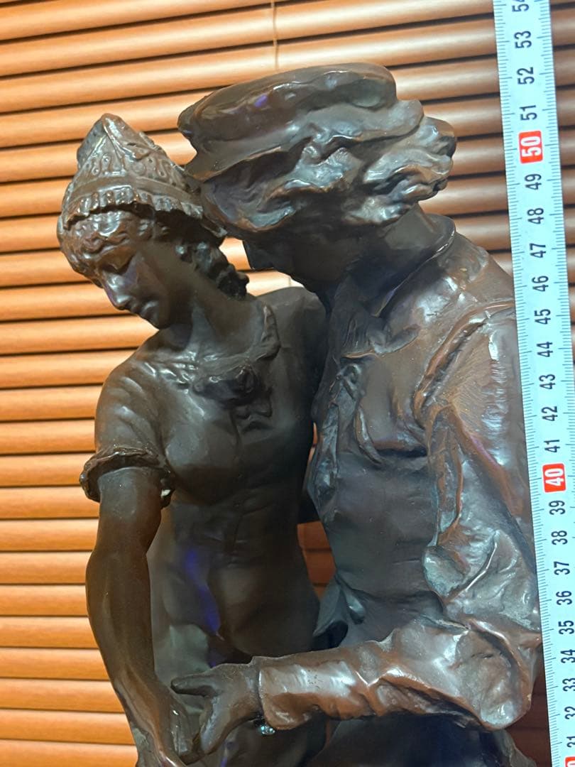 アンティーク　銅製　置物